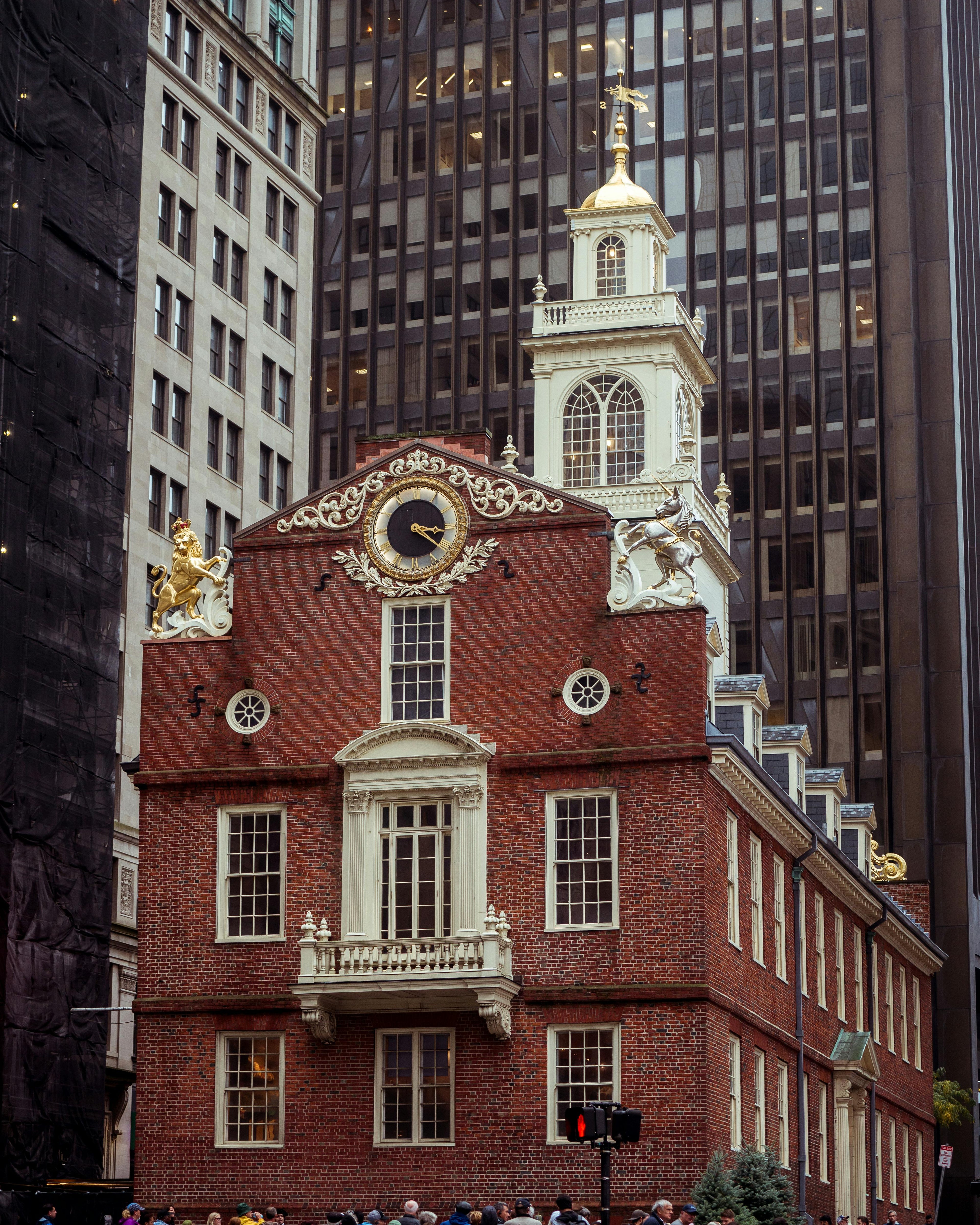 Historic Old State House in downtown Boston