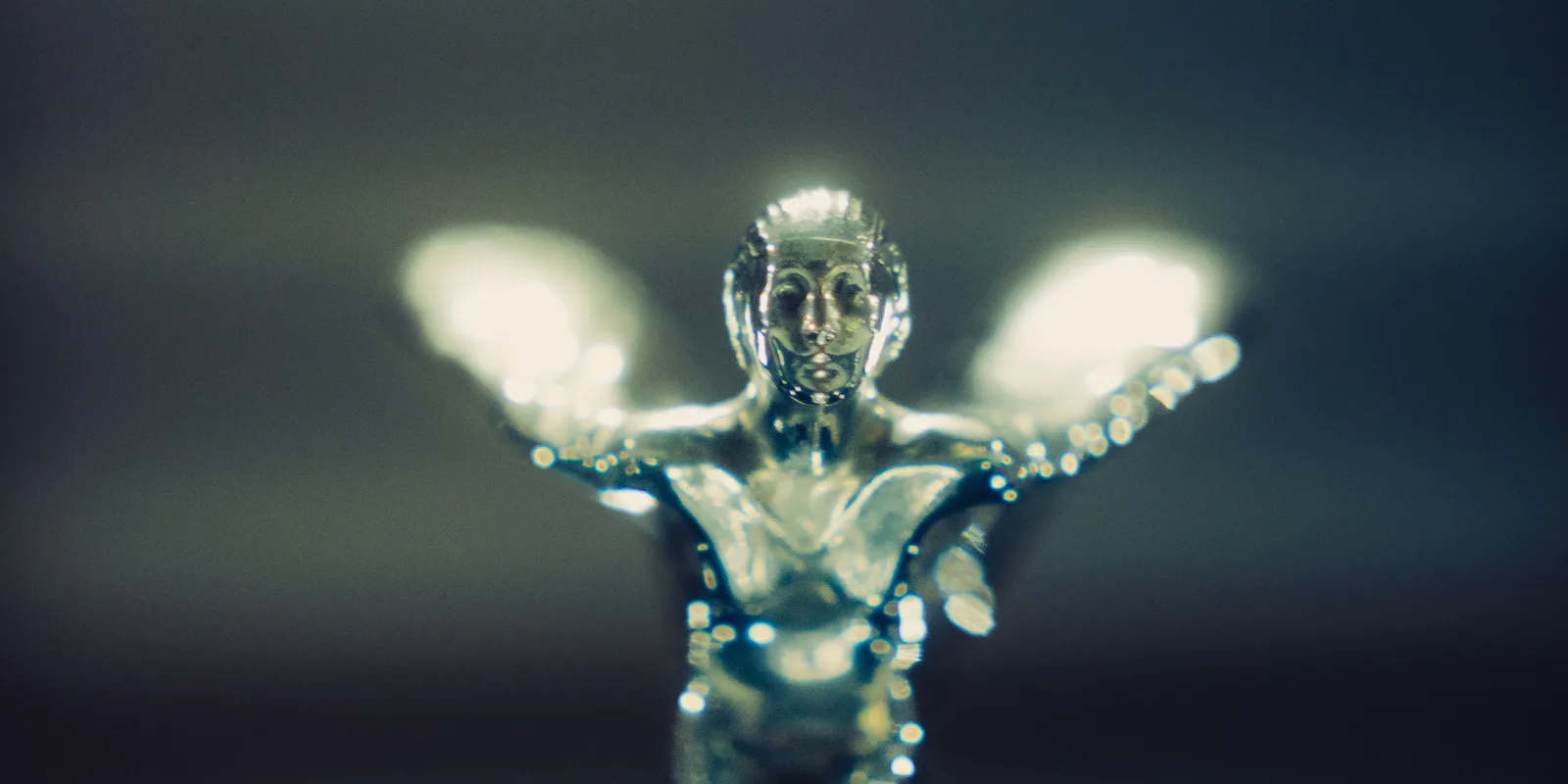 Rolls-Royce Spirit of Ecstasy hood ornament, representing the Cullinan and Dawn available to rent in Boston
